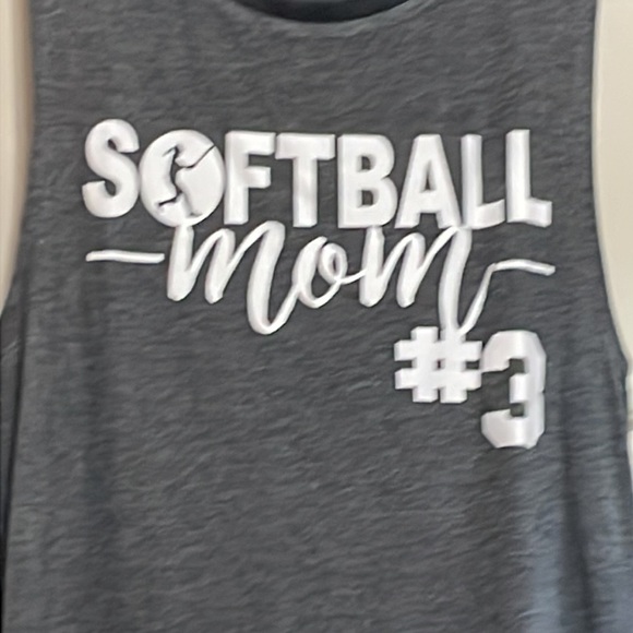Brand New Softball Mom #3 Top - Picture 2 of 3